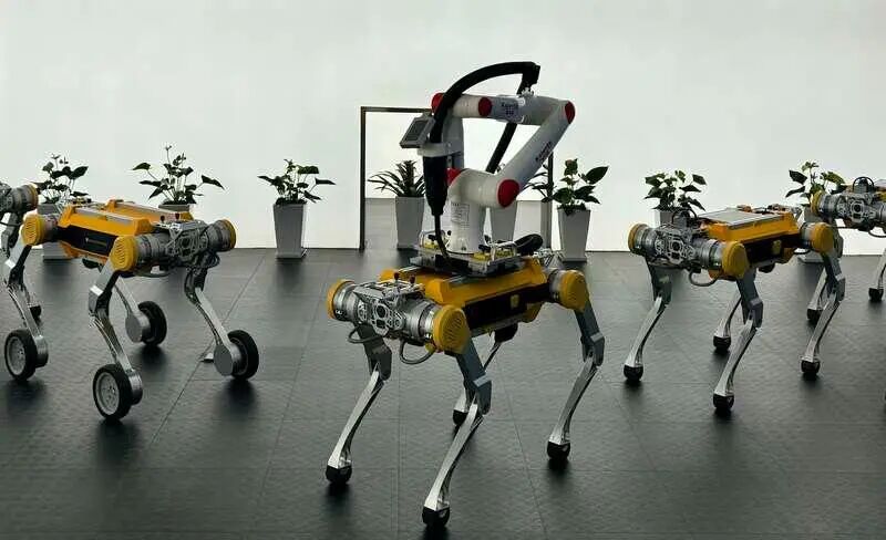 浙江杭州发布新一代工业四足机器人